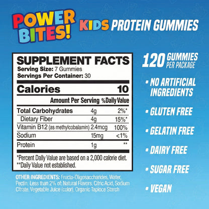 Power Bites - Kids Protein Gummies